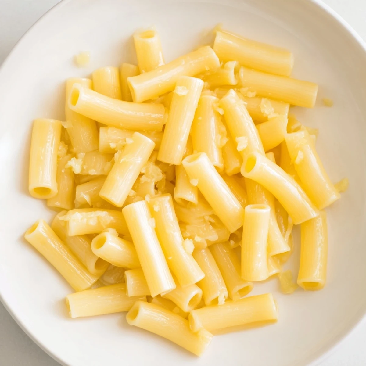 Golden, creamy 3-Ingredient Butter & Garlic Ditalini, a simple pasta dish ready to delight your taste buds.