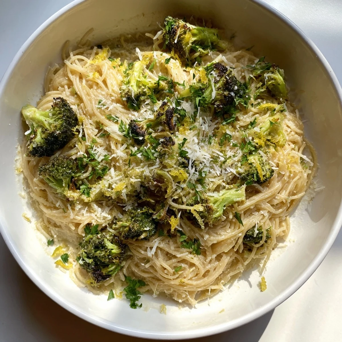 Roasted Garlic Lemon Broccoli