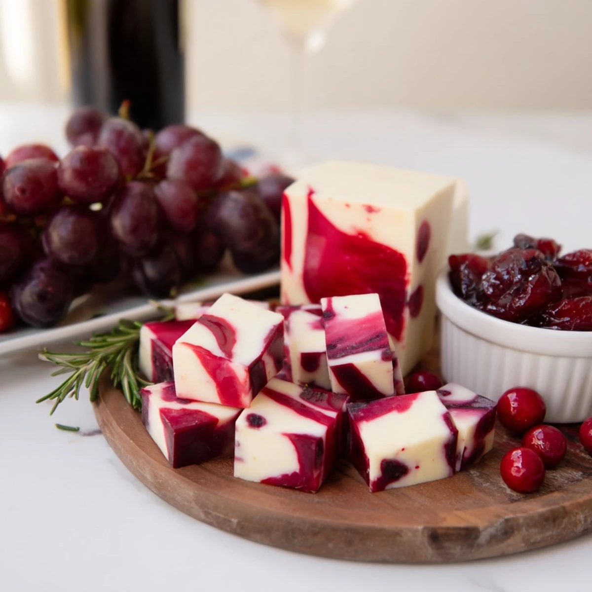 Ruby Red Wine Cheese Board