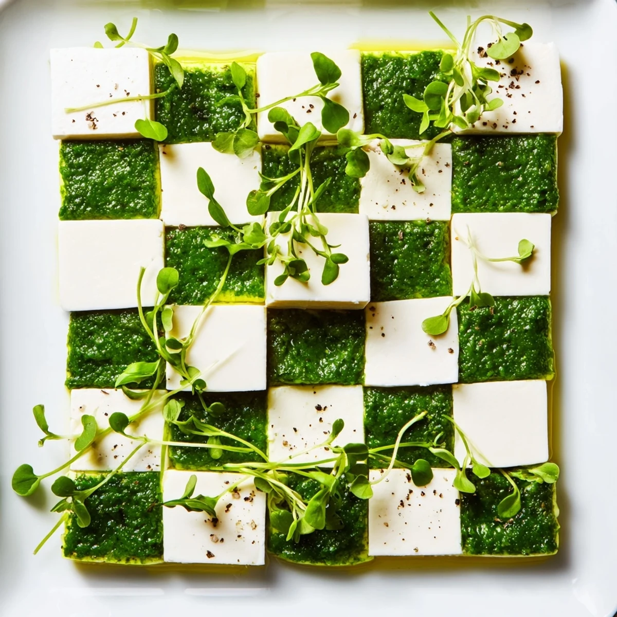 Checkerboard Garden Appetizer