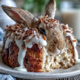 Sparkle Easter Bunny Cake