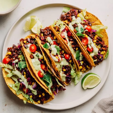 Black Bean Corn Tacos