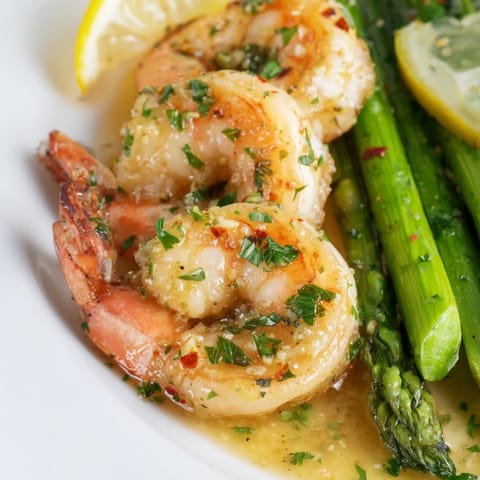 Garlic Butter Shrimp Asparagus