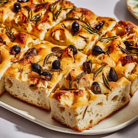Rustic Olive Oil Focaccia