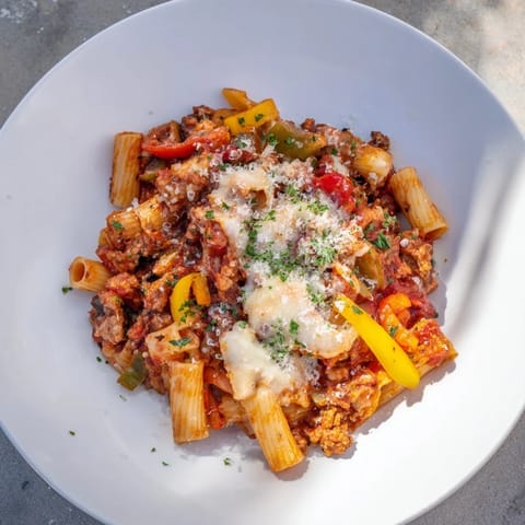 Baked Rigatoni Sausage Peppers