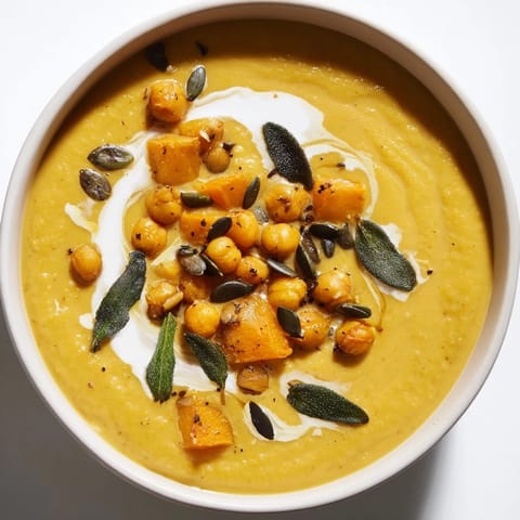 Chickpea Pumpkin Sage Soup