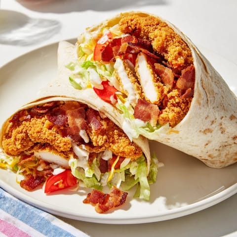 Crispy Chicken Bacon Wrap