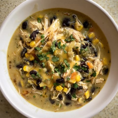 Chicken Poblano Creamy Soup