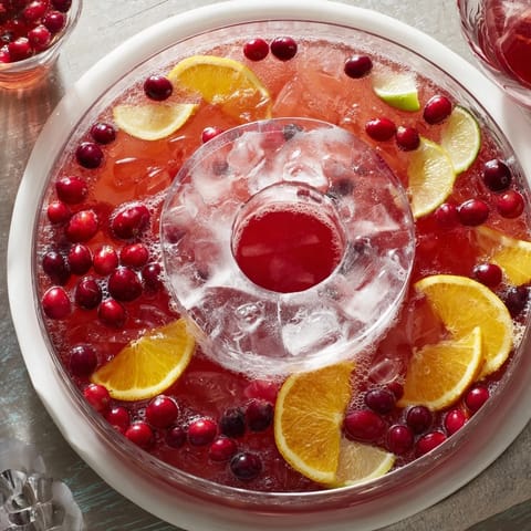 Quick Holiday Citrus Cranberry Punch