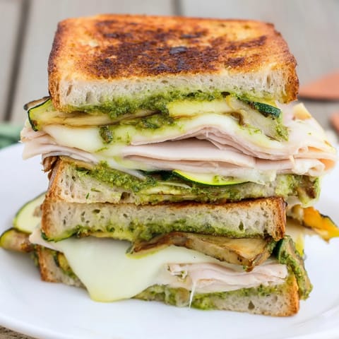 Pesto Turkey Zucchini Cheese