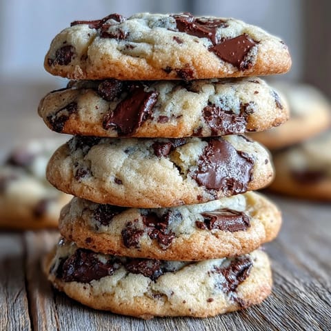 Golden-brown Yogurt Chocolate Chip Cookies on a wire rack, with gooey chocolate pools and a soft, chewy center.