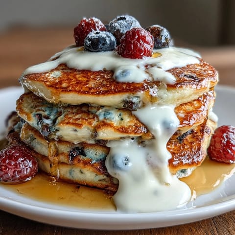 Berry Protein Pancakes Greek Yogurt