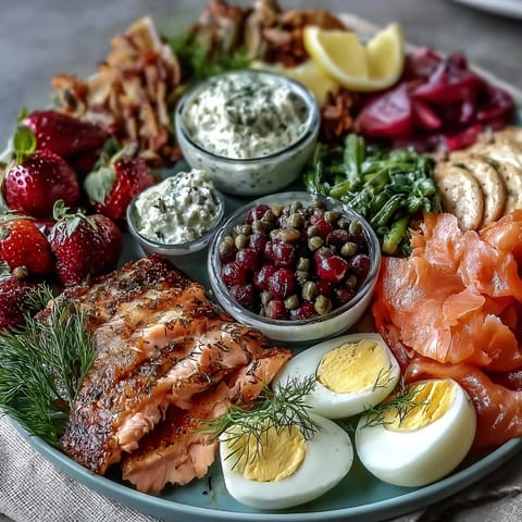 Galentines Brunch Board Lox