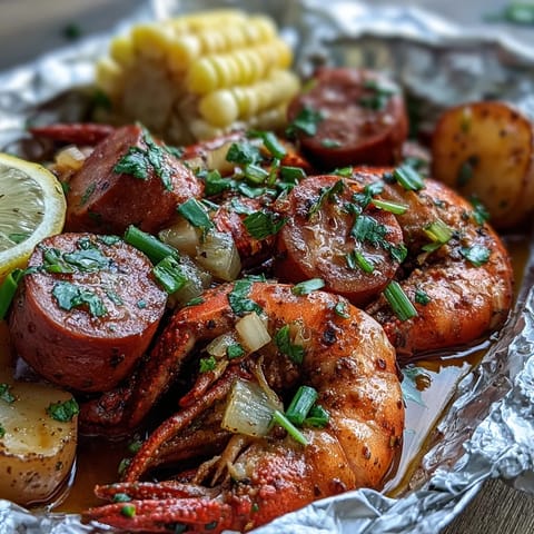 Crawfish Boil Foil Packets #463
