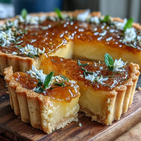 Lemon Curd Spring Tart