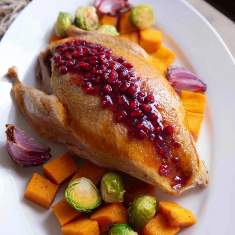 A photo shows the Sheet-Pan Roasted Turkey Breast, a colorful and delicious holiday meal.