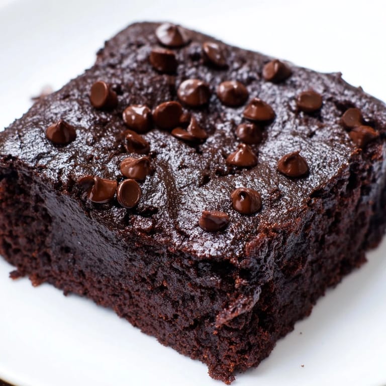 Warm, gooey black bean brownies, freshly baked and perfect for satisfying any sweet tooth.