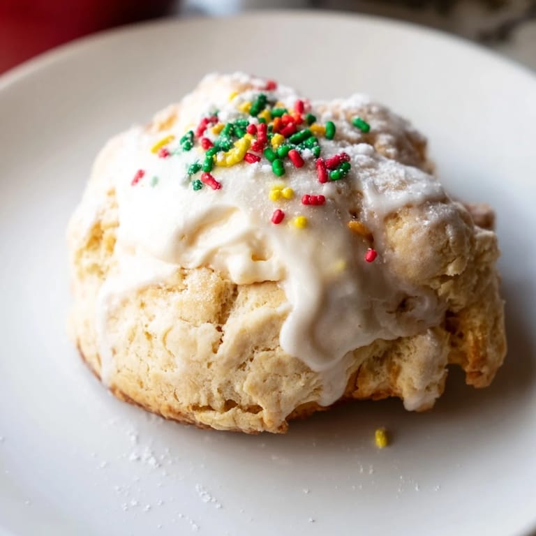 Festive Quick Christmas Biscuit Bombs, perfect for sharing, awaiting enjoyment at a holiday gathering.