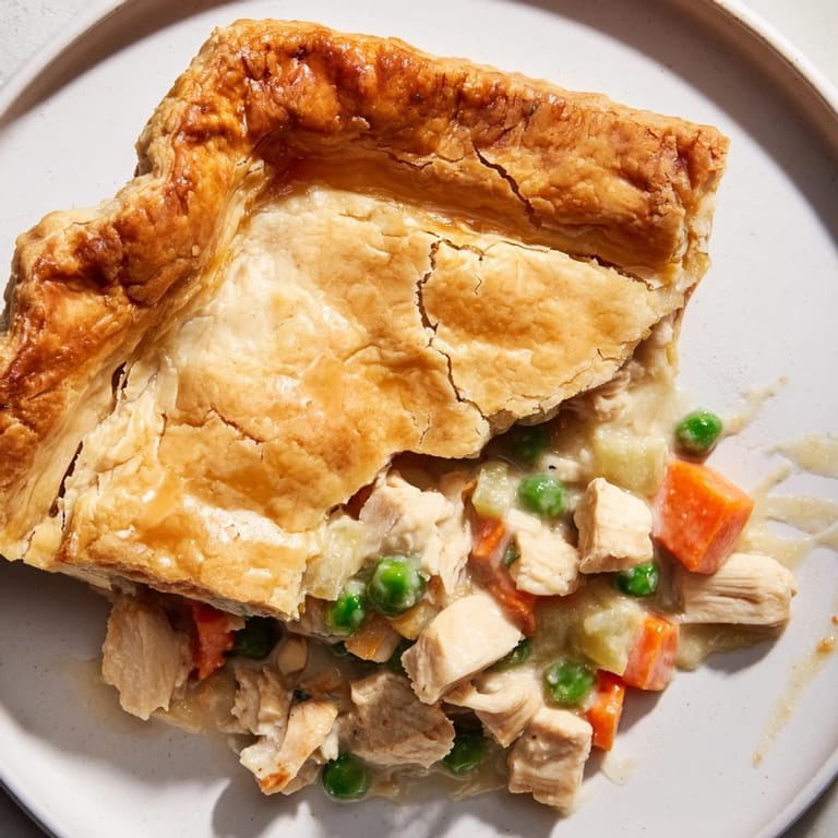 Mouthwatering image of Marry Me Chicken Pot Pie; a savory, creamy chicken and vegetable delight.