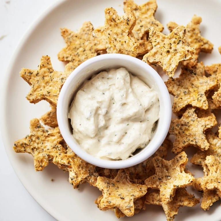 Enjoy the festive Holiday Crackers, fresh from the oven, ideal with a dollop of tangy cream cheese dip.