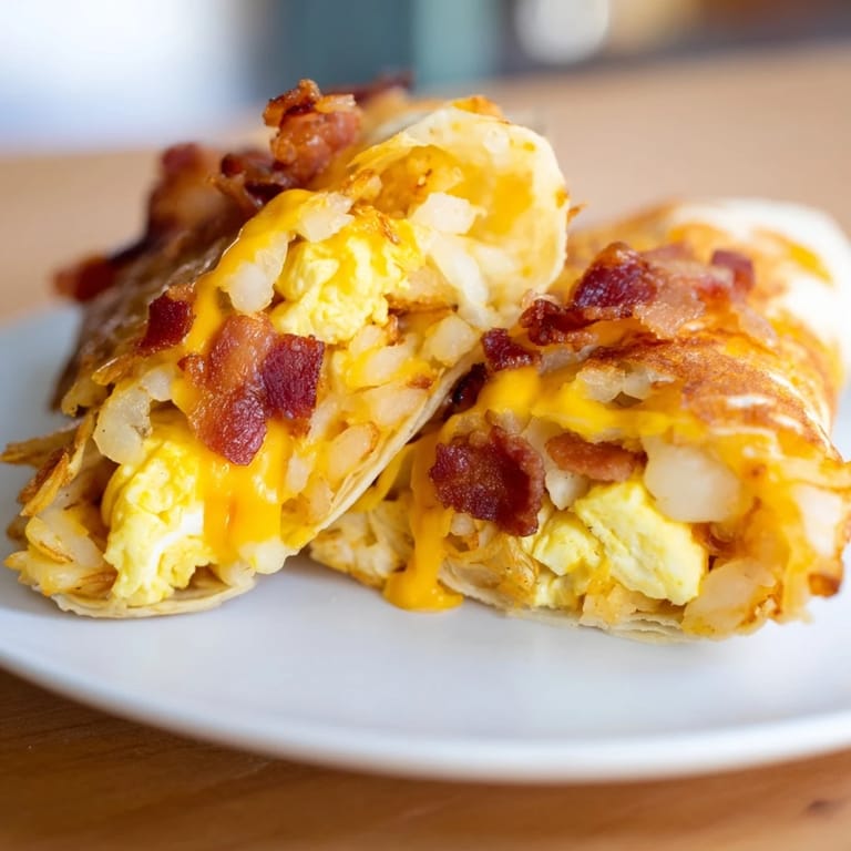 Tightly rolled B.E.C. breakfast bites showcasing crispy bacon and melty cheese, ideal for serving.