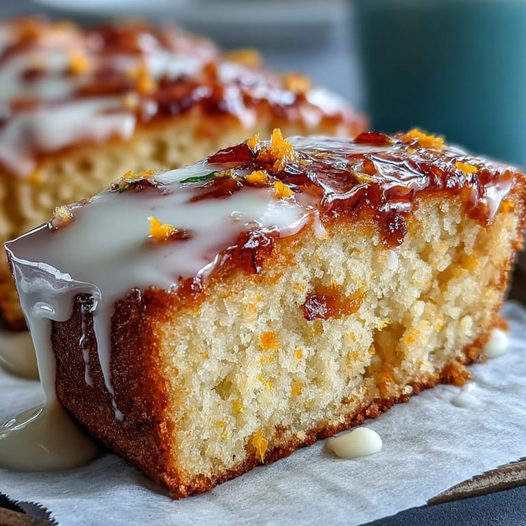 A whole Heavenly Blood Orange Yogurt Cake resting on a cooling rack, surrounded by fresh orange slices and vibrant berries for a bright serving suggestion.