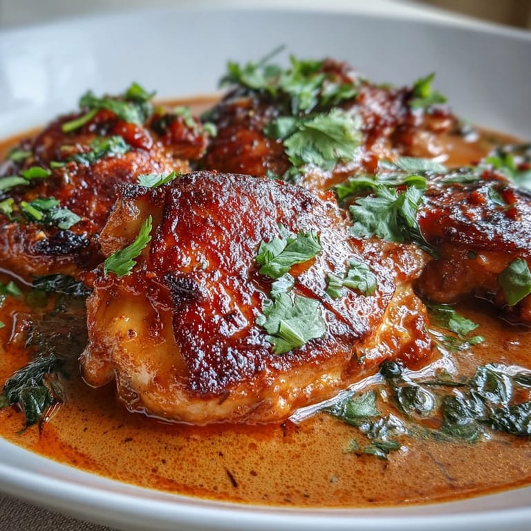 Golden-baked chicken curry with bold Indian spices, creamy coconut milk, and a tangy lime finish, perfect for a cozy family dinner.  