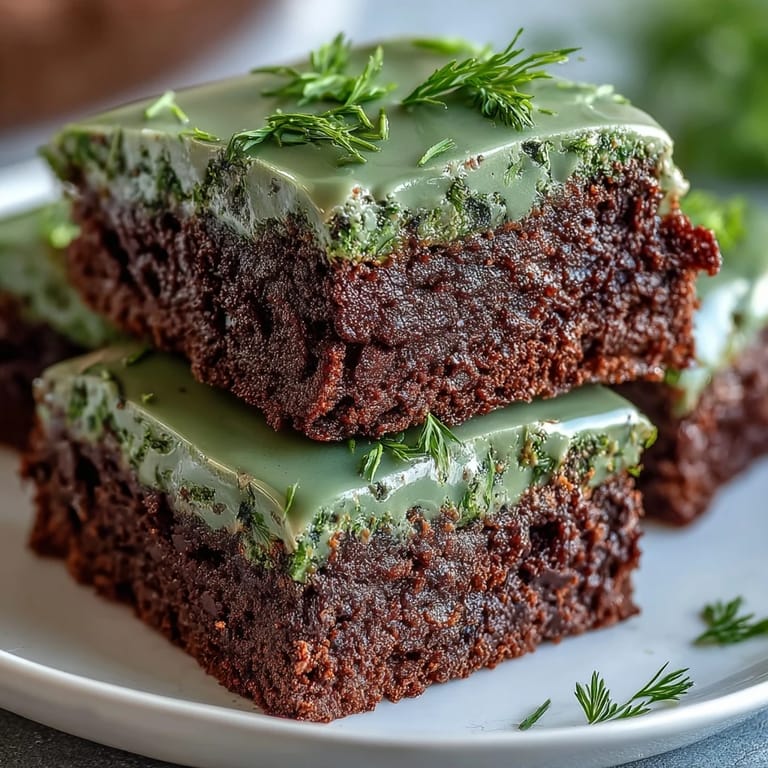 Festive shamrock brownies topped with creamy green icing and optional sprinkles, a fun treat for St. Patrick's Day parties.